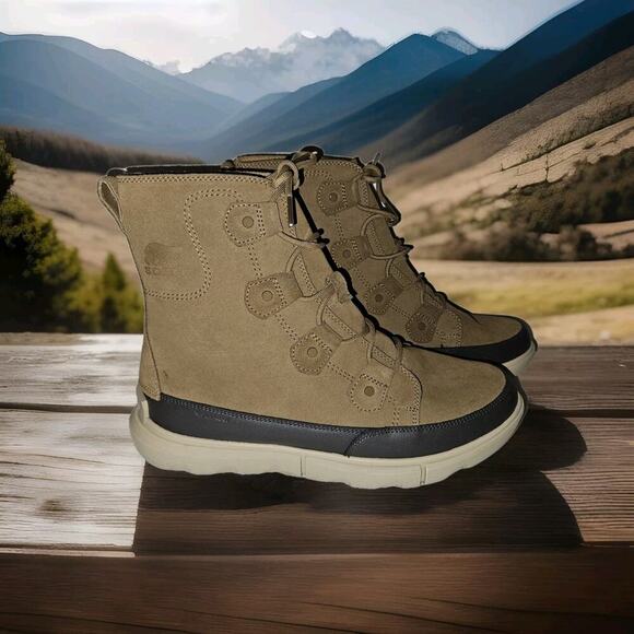 New! Sorel Men's Explorer Winter Boot Delta Jet Sz 10.5 $147 READ DESCRIPTION - Picture 1 of 10